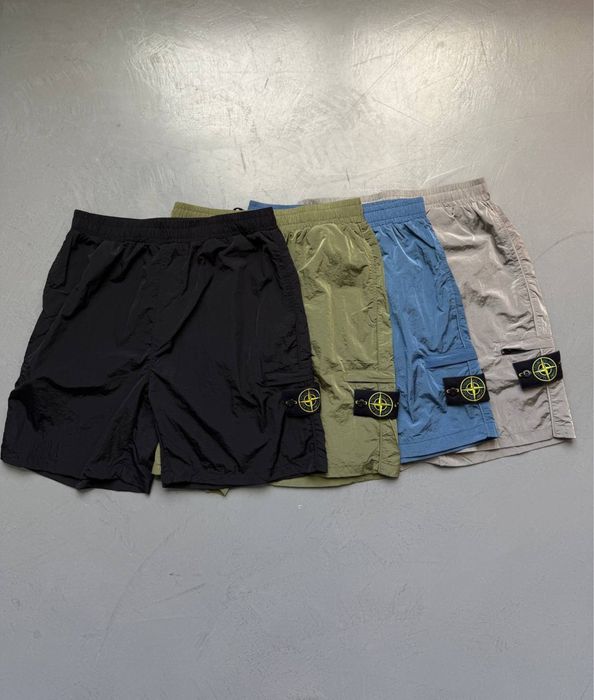 Шорти з класичним патчем Stone Island (БЕЗ ПЕРЕДОПЛАТИ)