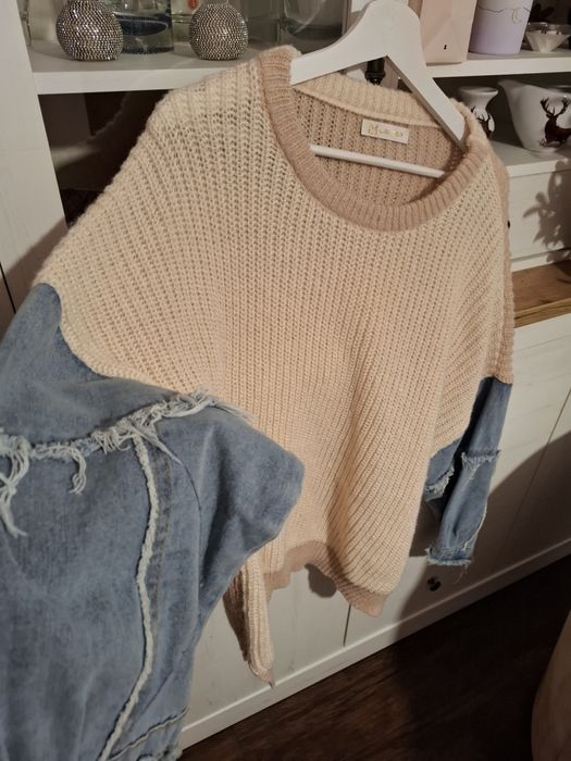 Nowy sweter owersize Kolor swetra Beż