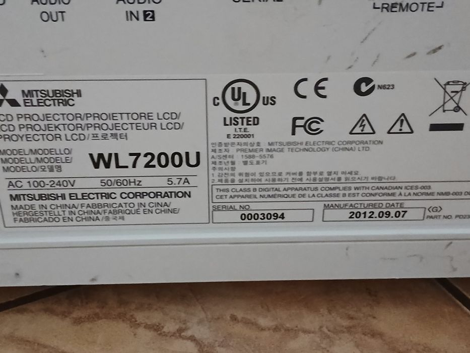 Projektor Mitsubishi