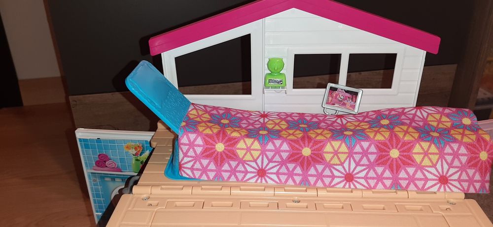 Domek barbie Rower i piesek. Stan idealny