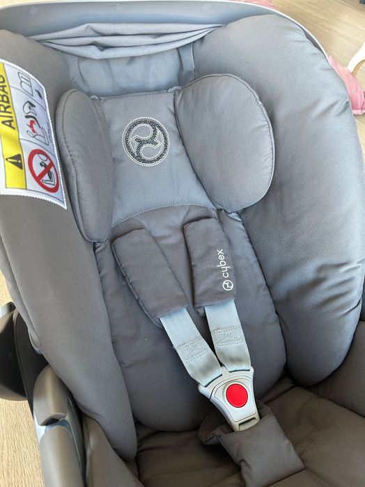 Zestaw! Fotelik Cybex Platinum Cloud I-size + adaptery + nakładka