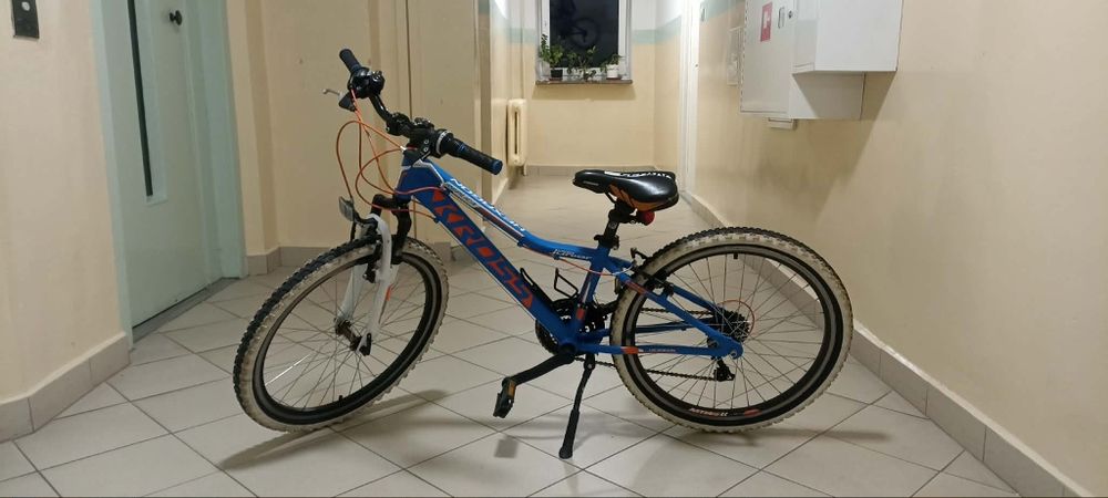 Rower kross hexagon na kołach 24" po przeglądzie