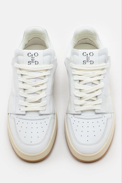 Skórzane sneakersy trampki Closed 41 białe skóra premium unisex