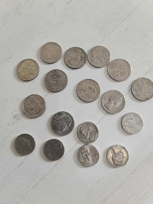 Conjunto Coleção Lote de Moedas Estrangeiras Coins Collection Foreign Countries Set Pack
