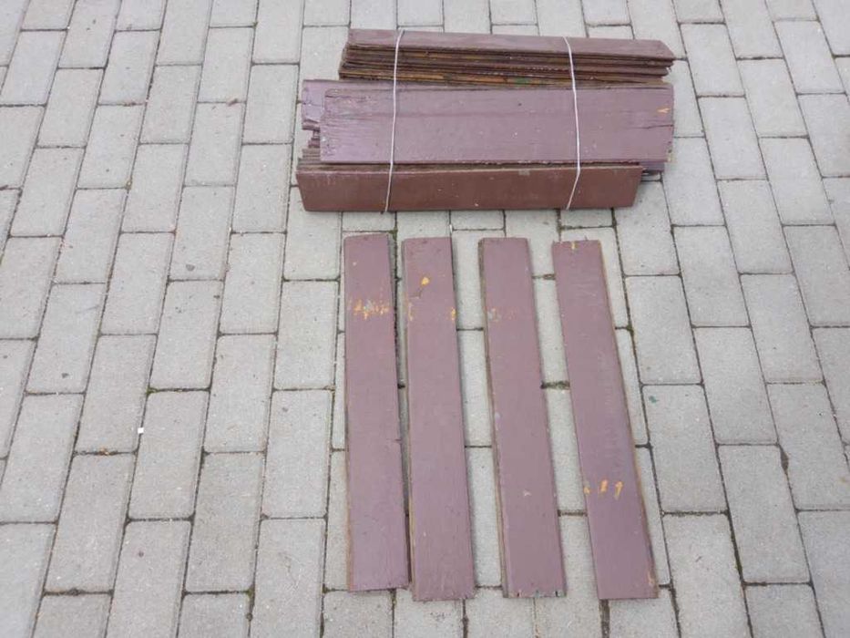 Deska sztachetki boazeria deski proste lite 8cm x 50cm 30sztuk