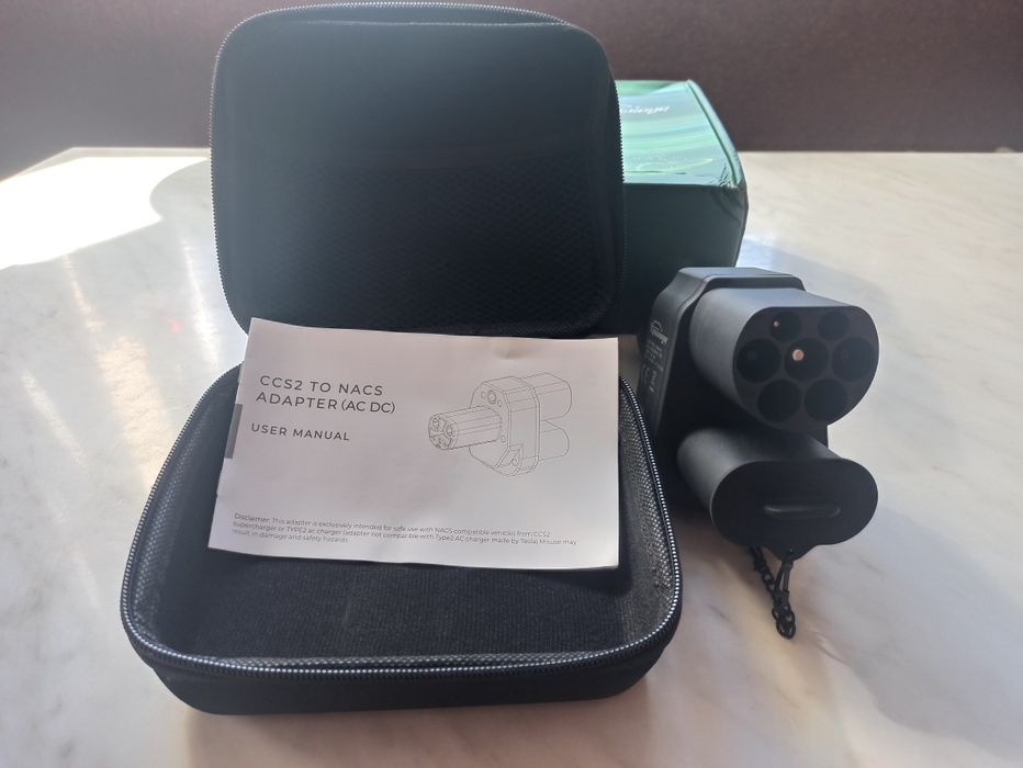 Адаптер перехідник CCS2 (Type2) - Tesla (NACS)