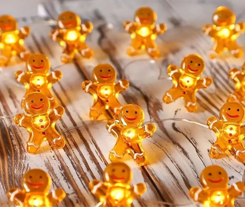 Lampki świąteczne w pierniki 3m