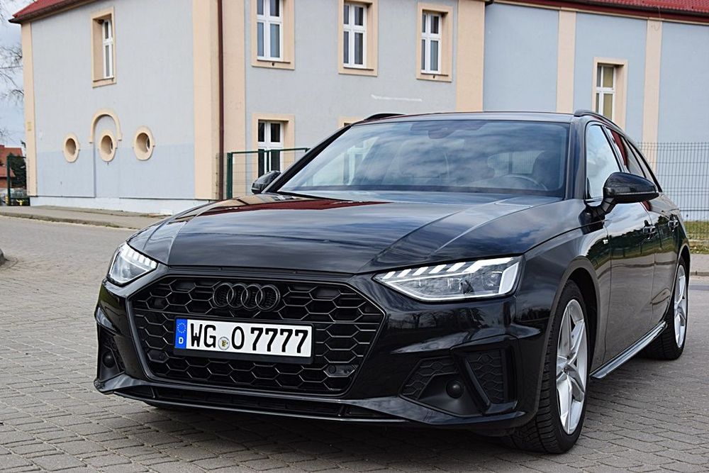 Audi A4 Avant 2.0TDI 163Ps Sline Stronik Ledy Wirtual Nawi Hybryda Miękka