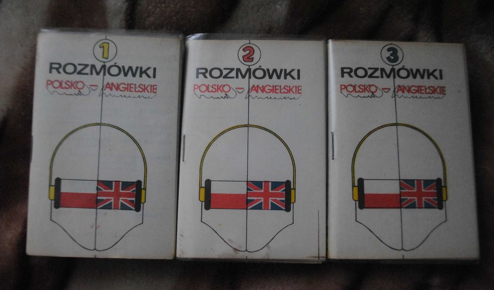 Rozmówki polsko-angielskie komplet 3 kaset