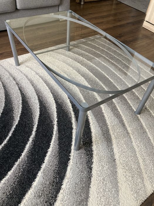 Stolik szklany IKEA salon kawowy