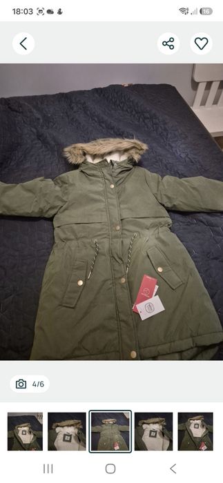 Kurtka parka Cool Club NOWA r. 146