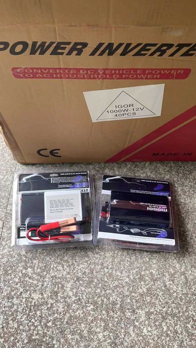 Перетворювачь з 12вольт на 220вольт ,500вт та 1000вт