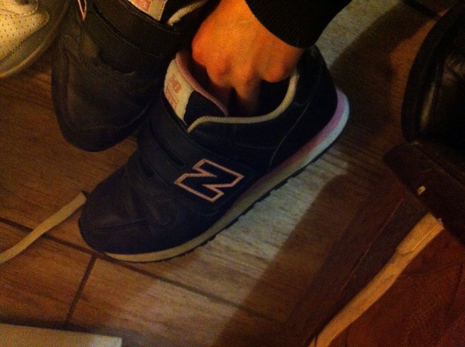 new balance NB adidasy buty czarne rozowe