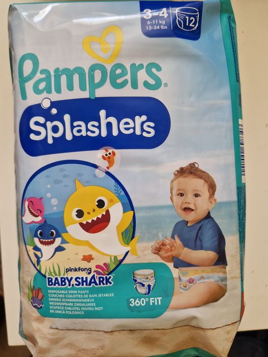 Pampers Splashers Baby Shark 3-4 (6-11 kg)