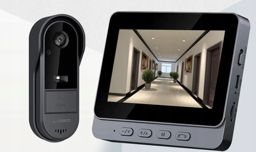 Bezprzewodowy wideodomofon Video Doorbell 4.3 cala HD