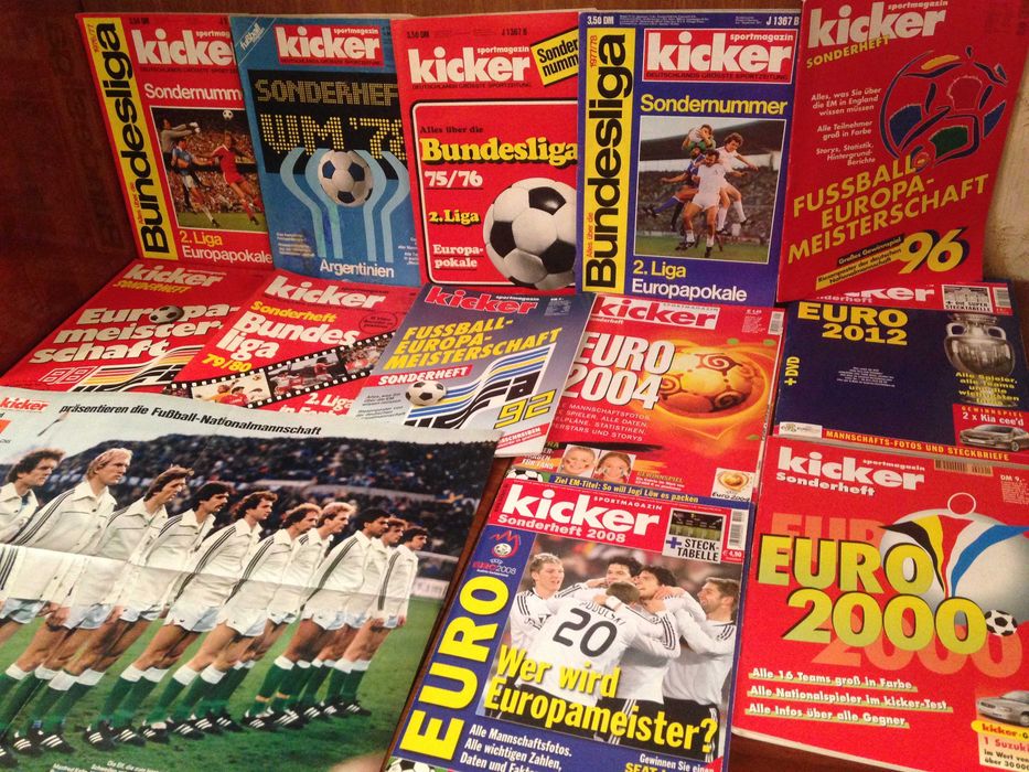 Футбольные журналы Kicker. Коллекция Спецвыпусков.: 61 500 грн