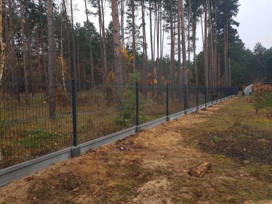 PROMOCJA Ogrodzenie panelowe 133cm 4mm podmurówka Komplet 62zł/mb