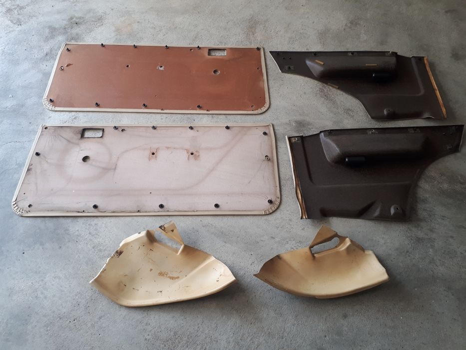 Forras/ quartelas das portas originais Opel Corsa-A GT Mk1 três portas