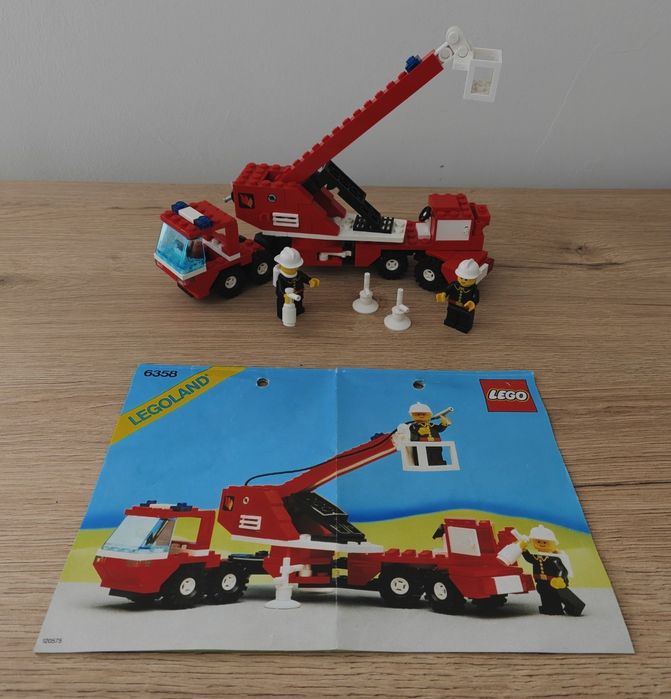 Lego Legoland 6358 duży wóz strażacki + instrukcja