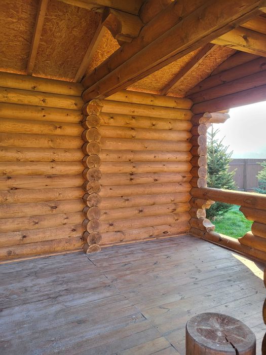 Duża drewniana altana 5,5m x 3m