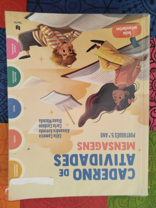Caderno de atividades "Mensagens", de Português, 5º ano: 5€