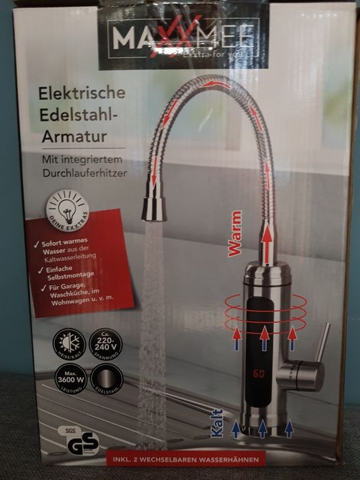 Nowy kran z Termostatem  i wskaźnikiem temperatury LED