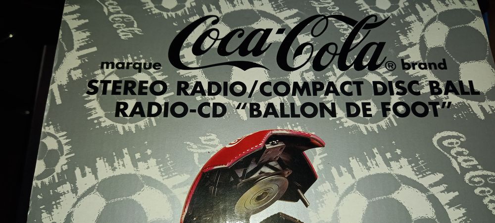 Bola rádio cd da Coca-Cola