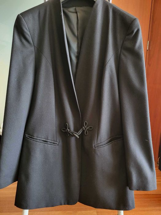 Long Black Blazer - Betty Barday