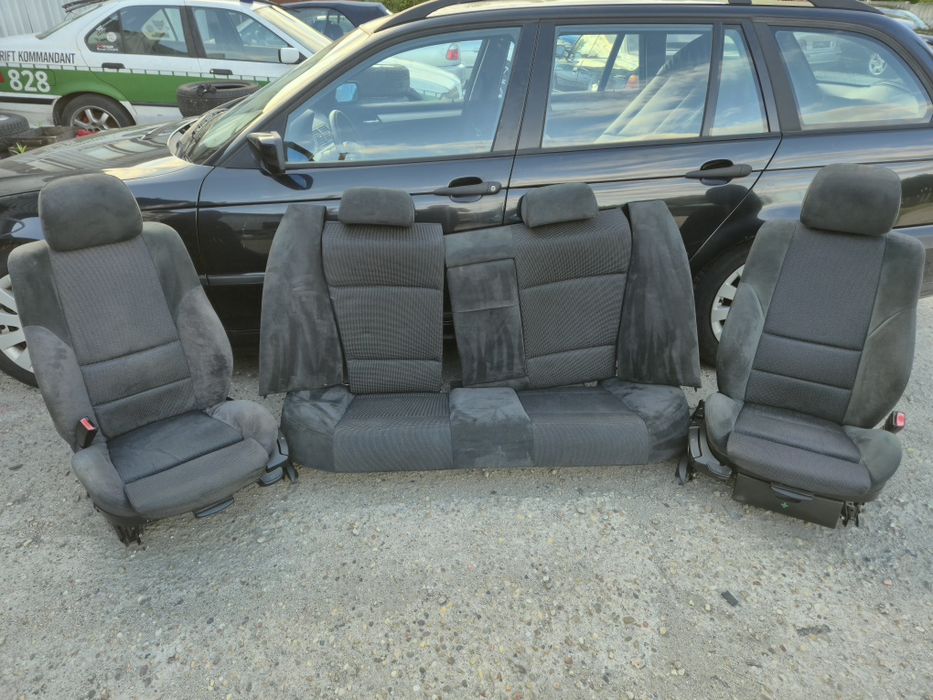 Fotele sportsitze alkantara BMW E46 SEDAN Mpakiet
