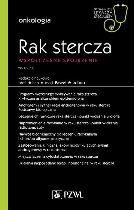 Rak stercza. Współczesne spojrzenie PZWL Paweł Wiechno Rok wydania: