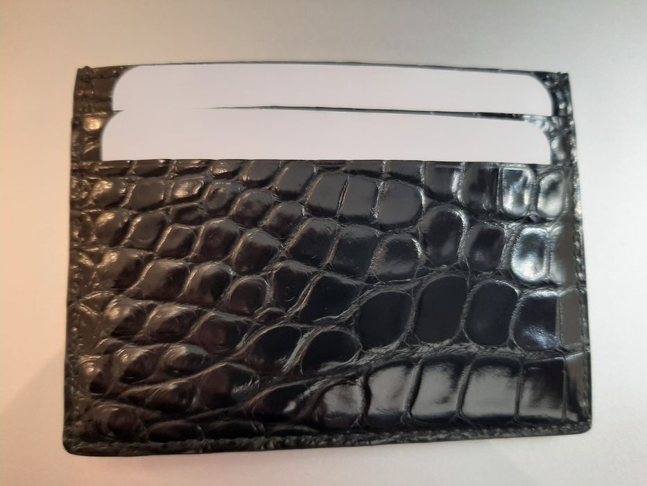 Carteira pele crocodilo - Marca Gucci Original