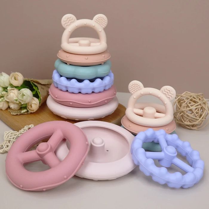 Іграшки для малюків/Силіконовий посуд для прикорму