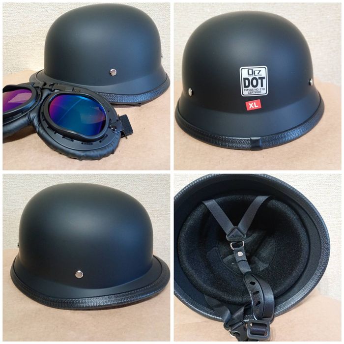 Немецкий Японский мото шлем 1/2 XL. Полулицевик BYB