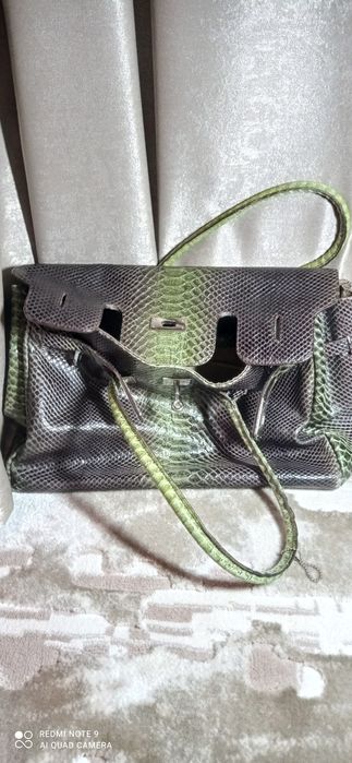 сумка genuine leather, made in italy