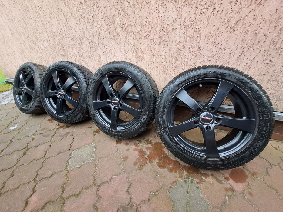 Alufelgi 17 BMW  5x120 E36 E46 Opony Zimowe 6mm 205 55   ET35 7,5J