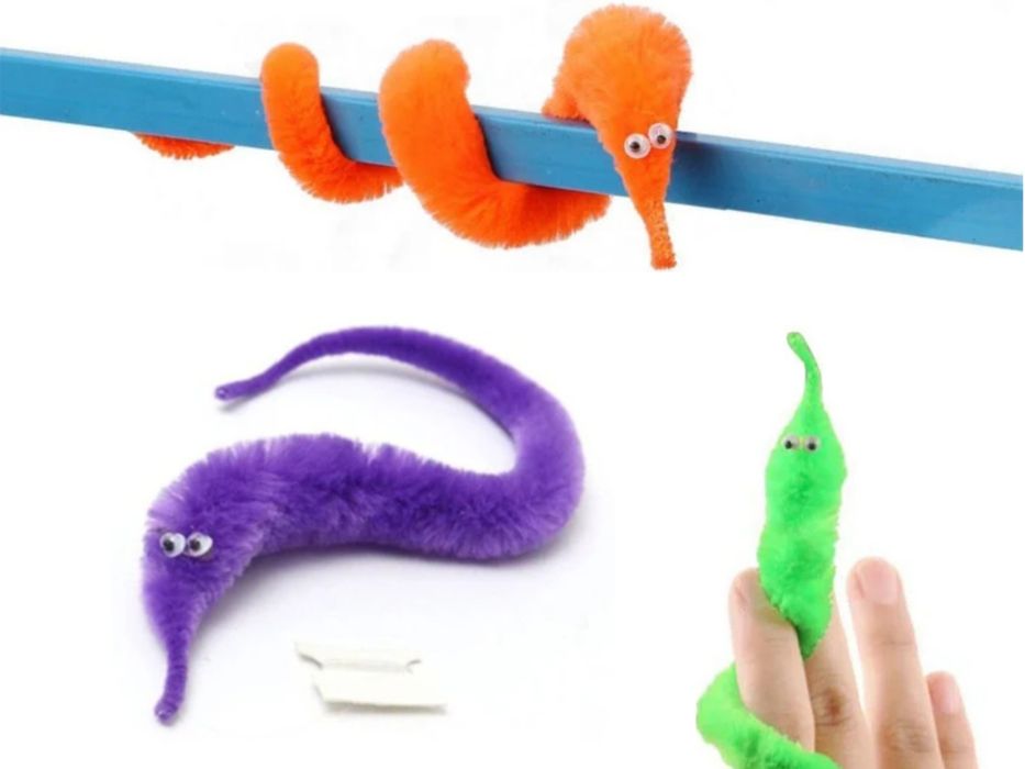 Robaczek zabawka 4sztuki