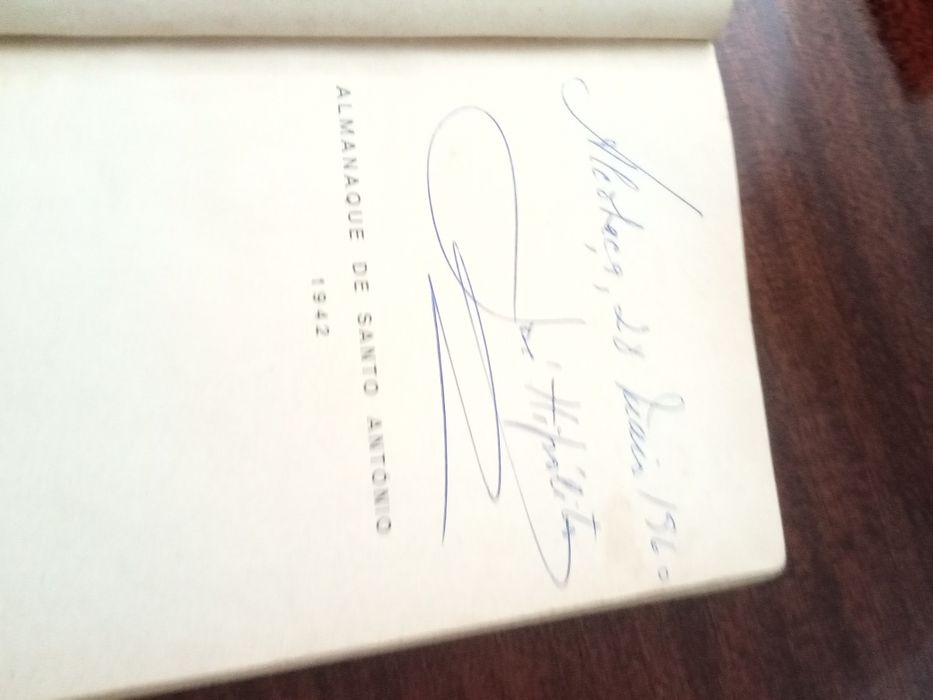 Almanaque de santo Antônio de 1942, com muita literatura