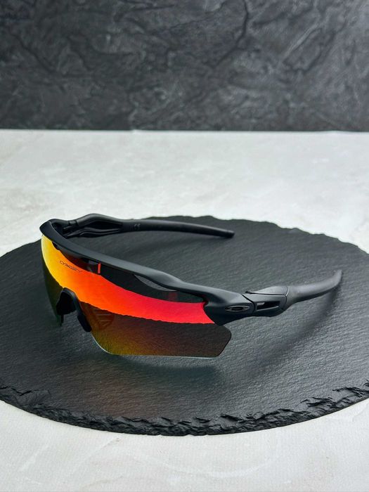 Сонцезахисні окуляри Oakley Radar EV Path OO9208 чорні матові з лінзою Prizm Ruby, спортивні, велоокуляри, чоловічі, оригінал
