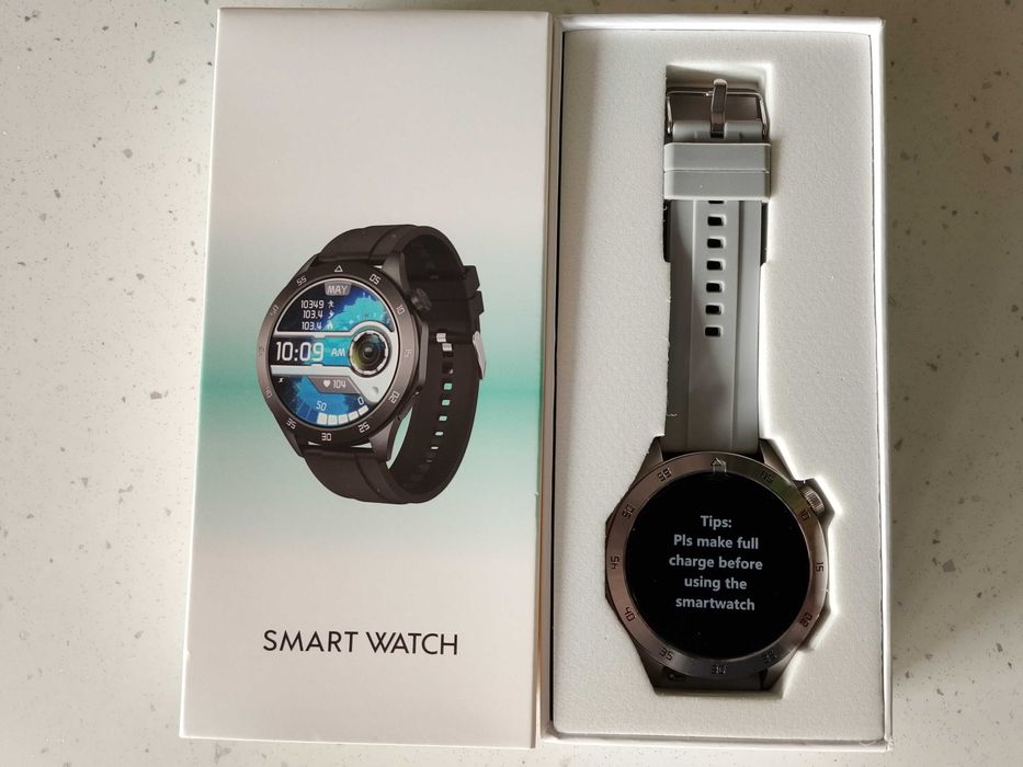 Mocny inteligentny smartwatch fitnes wyświetlacz 3.85cm bateria 350mAh