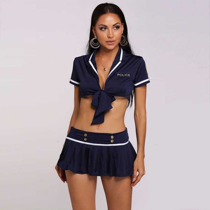 Сексуальное нижнее белье,костюм Полицейская, комплект,еротична білизна