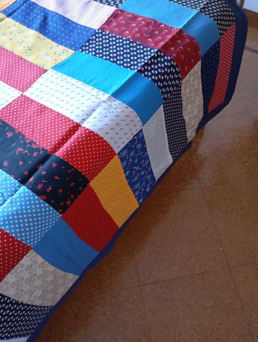 Coberta para cama, patchwork.