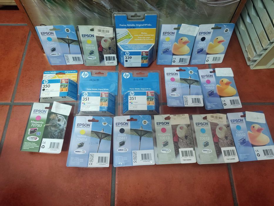 Original and New HP and Epson Ink Cartridges64563931385347121