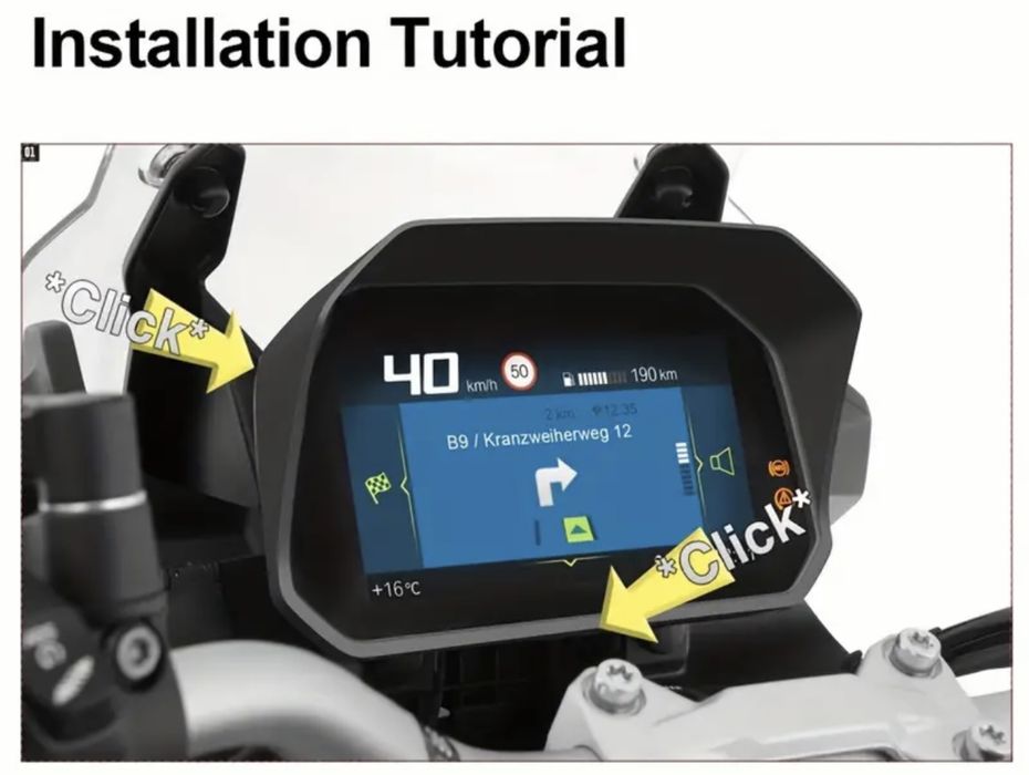 Para bmw gs’s protetor anti reflexo