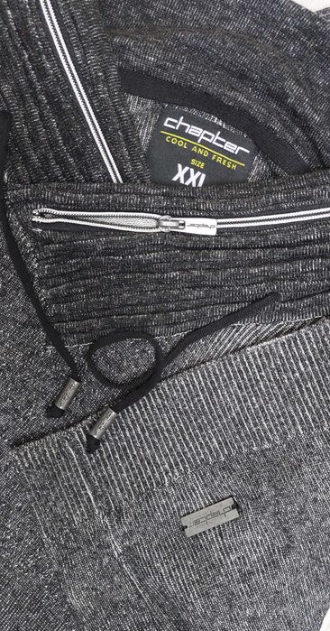 Sweter męski ze stójką z zamkiem CHAPTER, R. 2XL