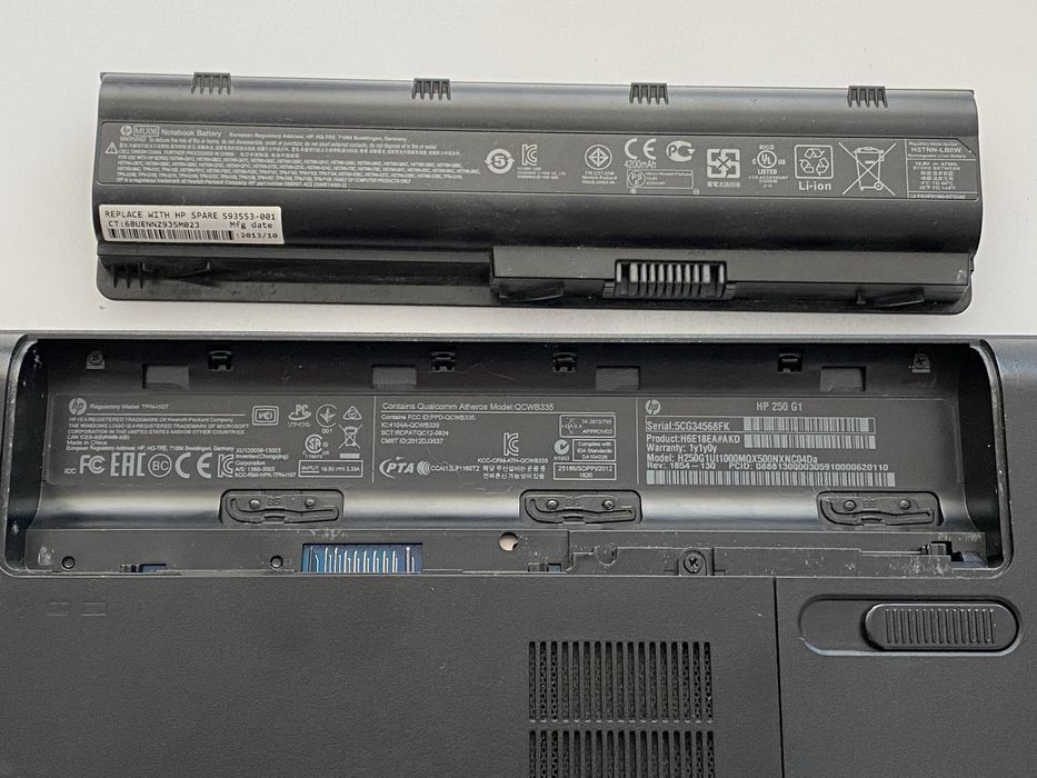 Laptop HP 250 G1, notebook PC