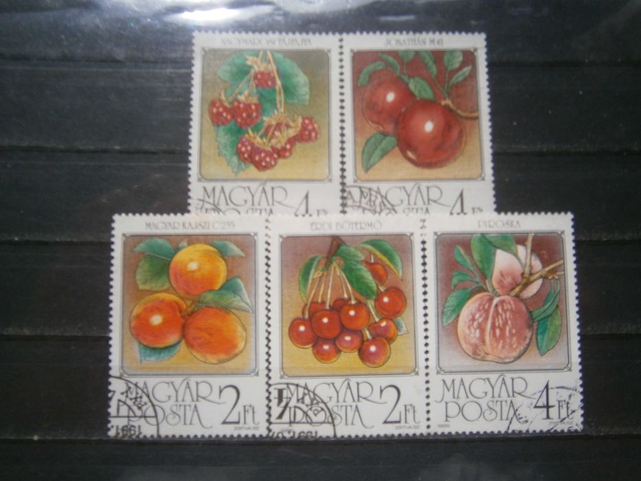 34 selos do tema Frutos todos diferentes