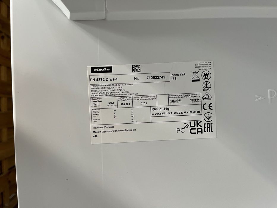 Zamrażarka szufladowa MIELE FN 4372 D ws-1 z gwarancją