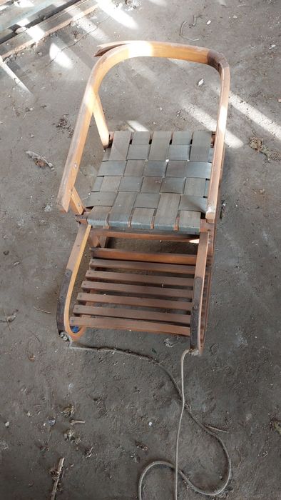 Stare drewniane sanki