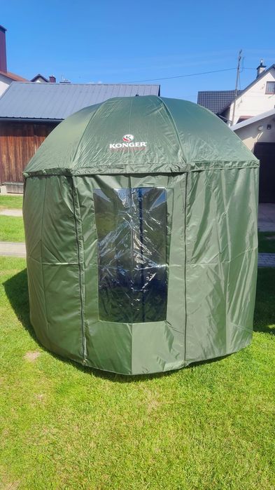 Parasol Wędkarski z bokami i oknam cały zamykamy Duży