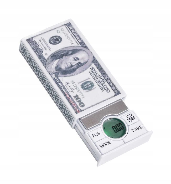Waga Jubilerska Elektroniczna Lcd Ukryta Dolar Precyzyjna 0,01g 200g